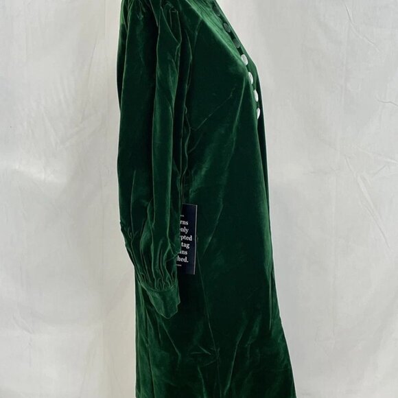 NEW TUCKERNUCK Green Velvet Dress Size M Long Sleeve – Classic & Festive - Picture 3 of 8